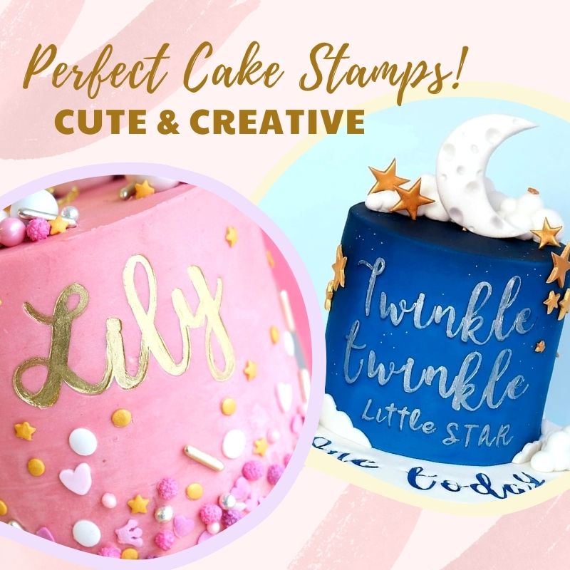 DIY Alphabet Cake Stamp Fondant Mold